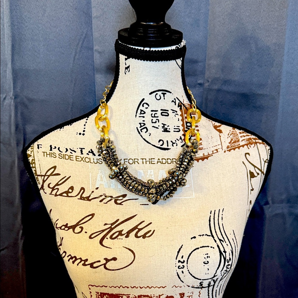 Elegant Gold and Silver Women's Necklace